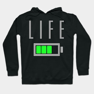 Charging life. Hoodie